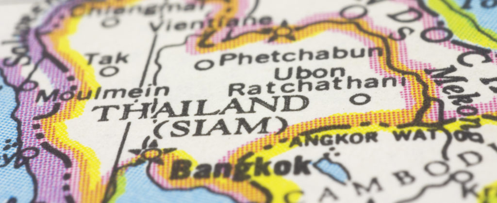 thailand map