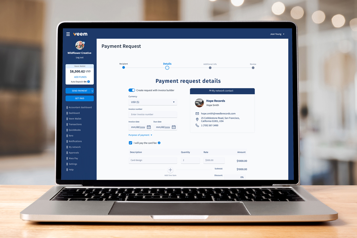 veem pay application